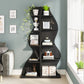 Tribesigns Corner Shelf, Modern 5-Tier Wall Corner Bookshelf, Stylish  Storage Rack Plant Stand