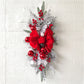 45CM Christmas Wreath Pendant without/with Light Atmosphere Decorative Garland Home Door Window Stairs Decoration Party Supplies