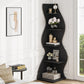Tribesigns Corner Shelf, Modern 5-Tier Wall Corner Bookshelf, Stylish  Storage Rack Plant Stand