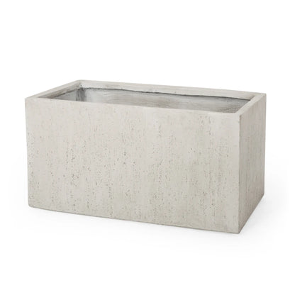Outdoor Large Square MGO Planter: