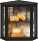 Kitchen Counter, Bamboo Wood Large Capacity Bread Storage Bin with Acrylic Wavy Door Panel