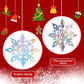 6Pcs Christmas Snowflake 15/20/25CM Hanging Christmas Tree Ornament Xmas Home Decor Navidad New Year 2024 Decor Accessories ﻿
