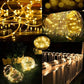 7M/12M Outdoor Solar LED Tube Rope String Light Garden Waterproof Strip Lights