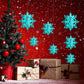 6Pcs Christmas Snowflake 15/20/25CM Hanging Christmas Tree Ornament Xmas Home Decor Navidad New Year 2024 Decor Accessories ﻿