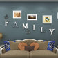 3D Mirror Wall Stickers – English Letters "Family" with Two Butterflies – Self-Adhesive DIY Acrylic Decals: