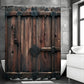 1pcs Wooden Door Pattern Bathroom Set – Waterproof & Stylish