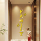 3D Mirror Wall Stickers – English Letters "Family" with Two Butterflies – Self-Adhesive DIY Acrylic Decals: