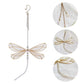 Creative Metal Wing Dragonfly Crystal Suncatcher Garden Wind Chimes Butterfly Home Decor Window Car Ornaments