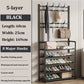 Clothes Hanger Multi-Layer Shoe Rack – Floor-Standing Organizer