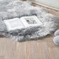 Soft Sheepskin Bedroom Carpet – Imitation Wool Pad with Long Hair: