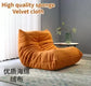 Caterpillar Lazy Sofa Sleepable Balcony Bedside Single Ins Style Chair