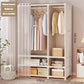 Simple Wardrobe Storage Closet Cabinet – Durable & Economical
