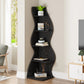 Tribesigns Corner Shelf, Modern 5-Tier Wall Corner Bookshelf, Stylish  Storage Rack Plant Stand