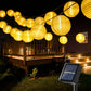 LED Solar Lantern String Lights Outdoor Garland Fairy Lights Solar Powered Garden Decorative Light