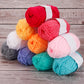 25(50)pcs/bag 4 Ply Milk Cotton Yarn For Hand Knitting Crocheting Scarves,Sweaters,Shawls,Blankets,Pet Toys,Various Handmade DIY