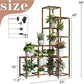 Corner Plant Stand with Grow Lights – 14-Tier Tall Plant Shelf