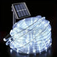 7M/12M Outdoor Solar LED Tube Rope String Light Garden Waterproof Strip Lights