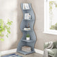 Tribesigns Corner Shelf, Modern 5-Tier Wall Corner Bookshelf, Stylish  Storage Rack Plant Stand