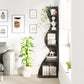 Tribesigns Corner Shelf, Modern 5-Tier Wall Corner Bookshelf, Stylish  Storage Rack Plant Stand