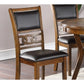 Dining Room Furniture Walnut Finish Set of 2 Side Chairs