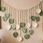 Boho Home Decoration, Macrame Tapestry Macrame Leaf Feather Wall Hanging Decor:
