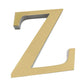 0CM 26 English Letters Wall Sticker – 3D Mirror Acrylic Gold Decals:
