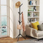 Clothes and Hats Rack – Vertical Tree Branch Floor-to-Floor Coat Hook
