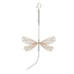 Creative Metal Wing Dragonfly Crystal Suncatcher Garden Wind Chimes Butterfly Home Decor Window Car Ornaments