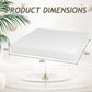 10 Inch Green Tea Memory Foam Mattress – King Size (White)