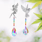 Crystal SunCatcher Prisms Hanging Rainbow Chaser Window Wind Chime Tree of Life Car Art Hanging Pendant Home Garden Decoration