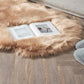 Soft Sheepskin Bedroom Carpet – Imitation Wool Pad with Long Hair: