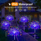 LED Solar Firework Lamp Outdoor Garden Decor Pathway Fairy Lights Waterproof Christmas Yard Balcony Patio Lawn Solar Light:
