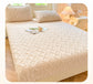 1pc Winter Warm Coral Fleece Fitted Bed Sheet