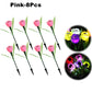 Solar LED Light Outdoor Tulip Rose Flower Lamp Landscape Garden Decor