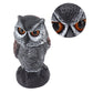 Owl Decoy Plastic Shake Head – Garden Bird Repellent & Decoration