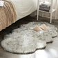 Soft Sheepskin Bedroom Carpet – Imitation Wool Pad with Long Hair: