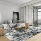 Washable 9x12 Area Rug: Modern Abstract Design