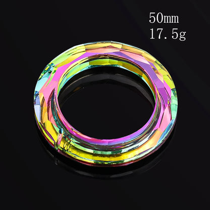 Circle Crystal Suncatcher Prism Rainbow Maker Round Ring