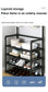 Clothes Hanger Multi-Layer Shoe Rack – Floor-Standing Organizer