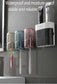 Wall Mounted Automatic Toothpaste Squeezer & Dispenser – Bathroom Organizer Set