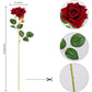 50 Pcs Artificial Rose Flower Silk Roses Bouquet: