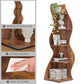 Tribesigns Corner Shelf, Modern 5-Tier Wall Corner Bookshelf, Stylish  Storage Rack Plant Stand