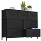 JHK Dresser for Bedroom with 7 Fabric Drawers