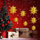 6Pcs Christmas Snowflake 15/20/25CM Hanging Christmas Tree Ornament Xmas Home Decor Navidad New Year 2024 Decor Accessories ﻿