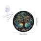 1pc Acrylic Wall Hanging Porch Decoration Holiday Decoration Painted Window Hanging Window Hanging Ornament Round Sign
