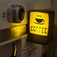 Coffee Shop Magnetic Fridge Stickers – Creative Convenience Store Light Signs / 711 Luminous Light Boxes Ornaments