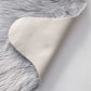 Soft Sheepskin Bedroom Carpet – Imitation Wool Pad with Long Hair: