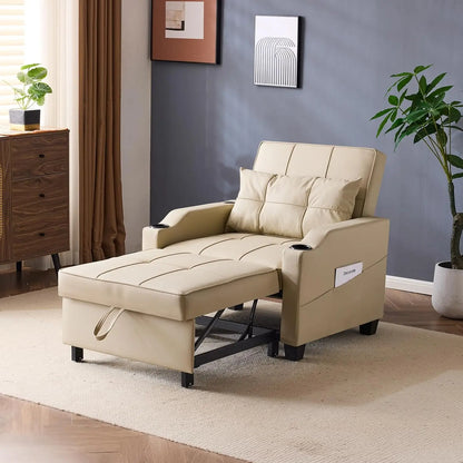 Sofa Bed Chair Recliner – 3-in-1 Convertible Sleeper Sofa Chair Bed