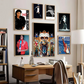Michael Jackson Anime Posters Sticky HD Quality Wall Art Retro Posters for Home Kawaii Room Decor