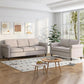 2 Piece Living Room Sofa Set – 3 Seat Couch and Loveseat Furniture, Modular Sectional Sofas with Solid Wood Frame